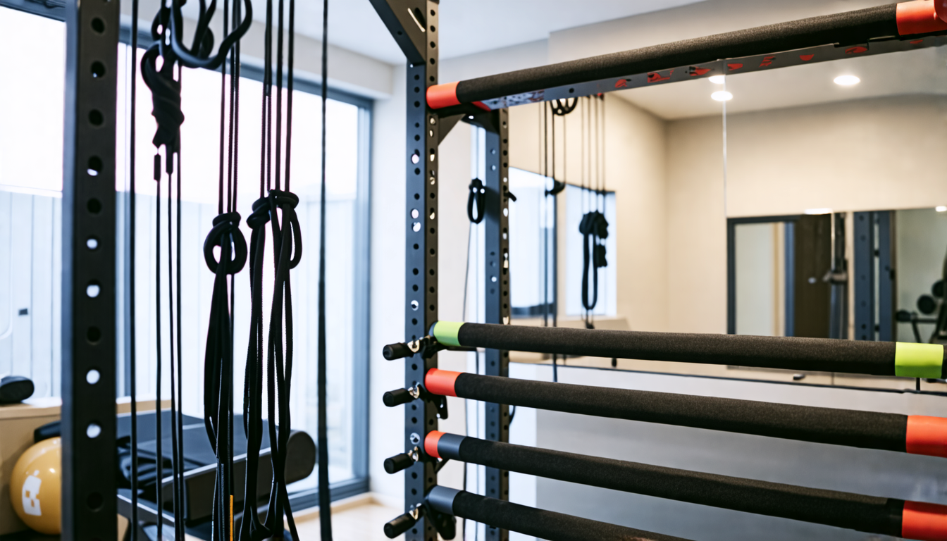 Cable Management Around Fitness Bars