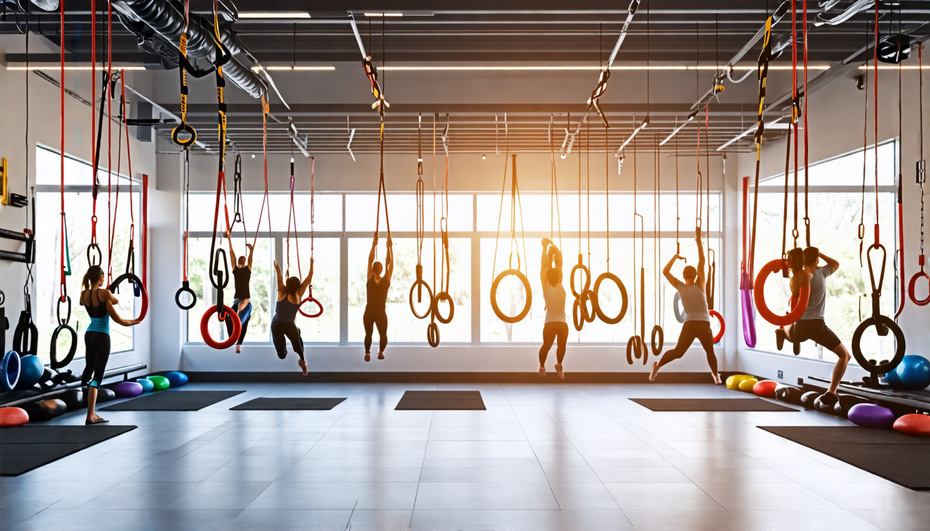Gymnastics Rings and Fitness Bars